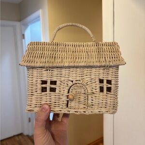 Olli ella rattan casa clutch